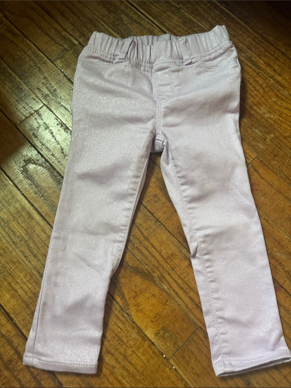 GAP Girls' Shimmery Light Lavender Leggings